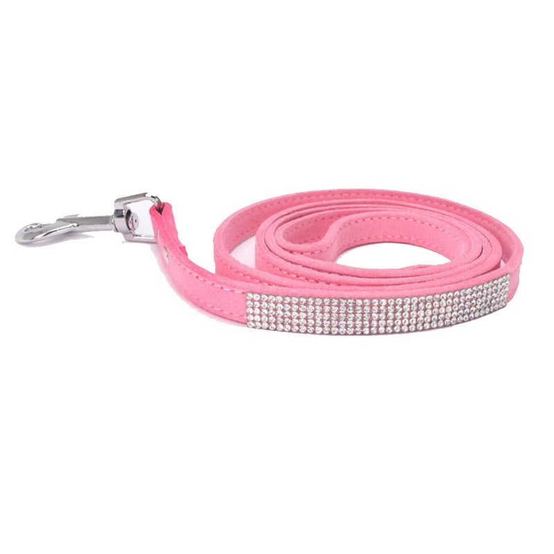 ETOPARS Microfiber Pet Dog Collar Leashes Set, Reflective Dog Collar, Double-Layer Soft Leather Pet Leash, Cat Dog Collar Leash Set, Pet Collar Leash for Small & Medium Dogs - Image 3